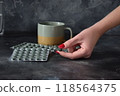 Green algae powder, pills and capsules 118564375
