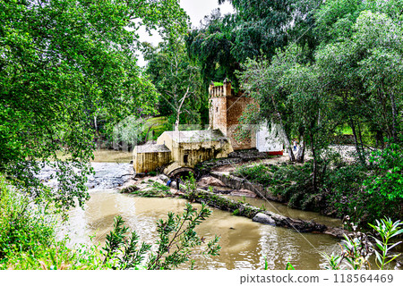 garden, ruin, scenery 118564469