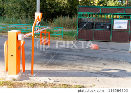 forbidden security sign traffic symbol against theft parking transportation protection street stop road 118564503