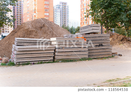 steel site construction structure slab metal concrete job industrial industry reinforcement building 118564538