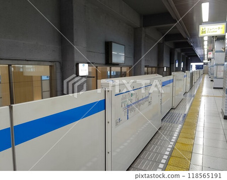 Kanagawa Prefecture, Yokohama City, Tsuzuki Ward, Chigasaki Chuo, Yokohama City Transportation Bureau, Yokohama Municipal Subway, Center Minami Station, Blue Line Kanagawa Prefecture, Yokohama City, Tsuzuki Ward, Chigasaki Chuo, Yokohama City Transportation Bureau, Yokohama Municipal Subway, Center Minami Station, Blue Line 118565191