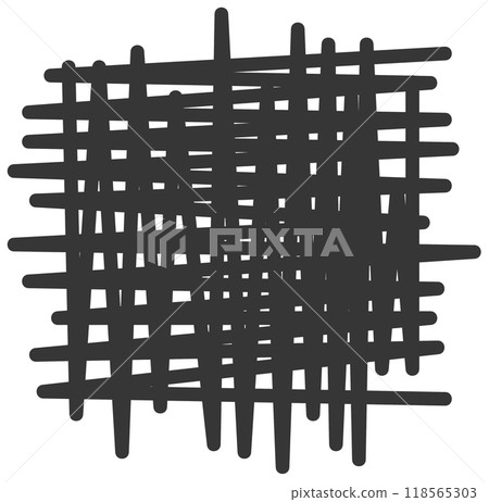 用筆填寫後將其擦除以使其看不到的插圖 118565303