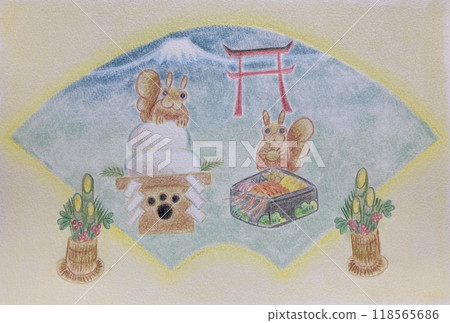 Squirrel New Year 118565686