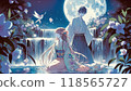 日本夫婦在滿月之夜 118565727