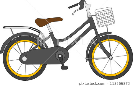 簡單的黑色mamachari 118566873