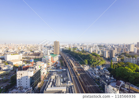 Aerial view of Oji Station 118566936