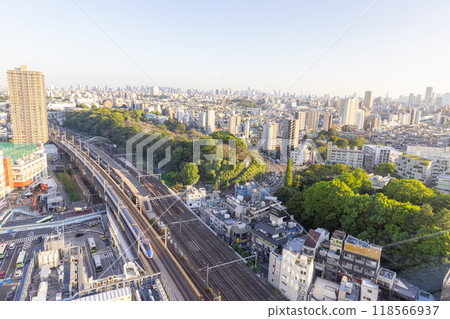 Aerial view of Oji Station 118566937