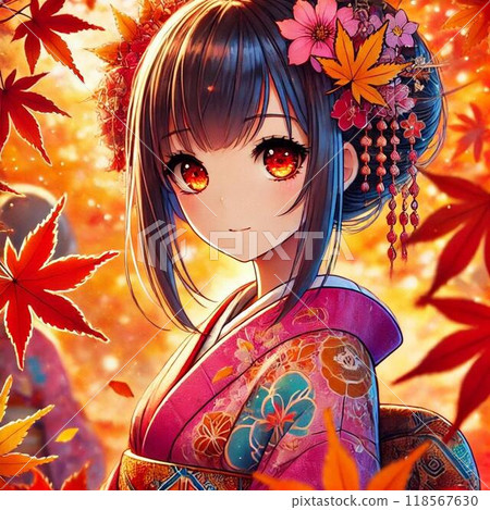 秋天的樹葉 118567630