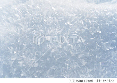 The frost crystals on a cold winter morning are beautiful The frost crystals on a cold winter morning are beautiful 118568128