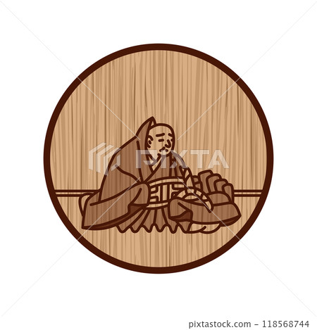 木雕圓形簡約百人一書總書 木雕圓形簡約百人一書總書 118568744