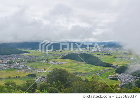 View from the top of Shizugatake, Shiga View from the top of Shizugatake, Shiga 118569337
