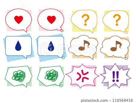 簡單的語音氣泡設定正確的顏色 69 118569438