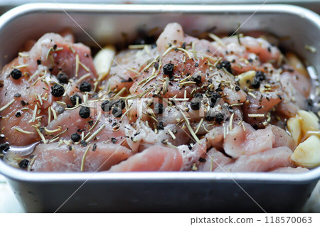 sliced pork for cook or raw pork or sliced pork and raw beef or Marinated pork sliced pork for cook or raw pork or sliced pork and raw beef or Marinated pork 118570063