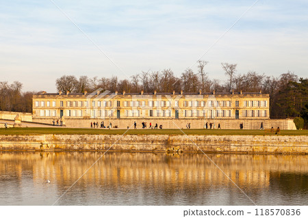 The Enghien castle in Chantilly 118570836
