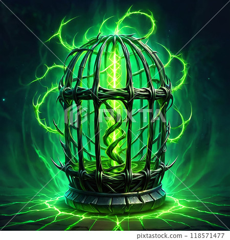 Natural attribute magic icon illustration Natural attribute magic icon illustration 118571477