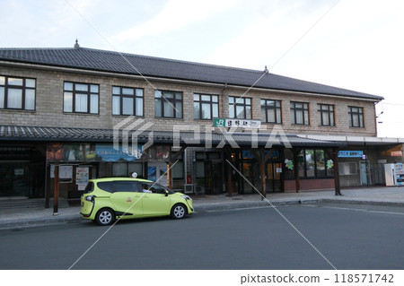 Tono Station, Tono City, Folktale Village, Iwate Prefecture, Tohoku Region, Japan Tono Station, Tono City, Folktale Village, Iwate Prefecture, Tohoku Region, Japan 118571742