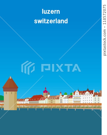 Lucerne, Chapel Bridge, Switzerland 118572075