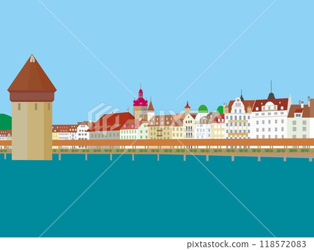 Lucerne, Chapel Bridge, Switzerland 118572083