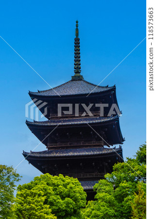 【京都風景】雄偉的東寺五層寶塔 118573663