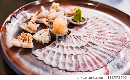 電助海鰻生魚片及烤糖霜【明石淡路島名產】 電助海鰻生魚片及烤糖霜【明石淡路島名產】 118573792