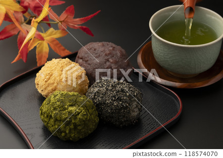 萩四色萩和茶 118574070