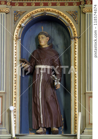 Altar of Saint Anthony of Padua at the Parish Church of Saint John the Baptist in Novo Cice, Croatia 118574874