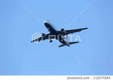 Airbus A320, registration 9A-CTJ of Croatia Airlines landing at Zagreb Airport Pleso Airbus A320, registration 9A-CTJ of Croatia Airlines landing at Zagreb Airport Pleso 118574894
