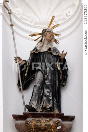 Saint Valburga, Altar in Collegiate church in Salzburg 118575393