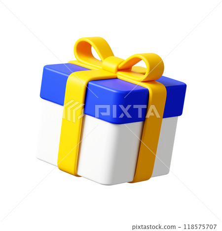 3DCG|黃絲帶禮盒 3DCG|黃絲帶禮盒 118575707