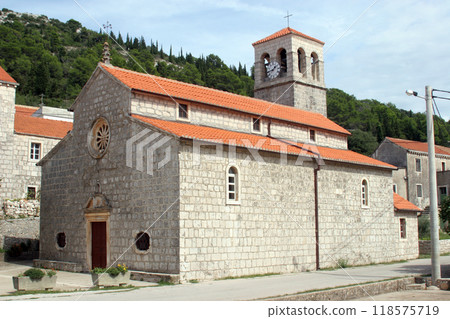 Church of Our Lady of the Snows in Pupnat, Korcula island, Croatia Church of Our Lady of the Snows in Pupnat, Korcula island, Croatia 118575719