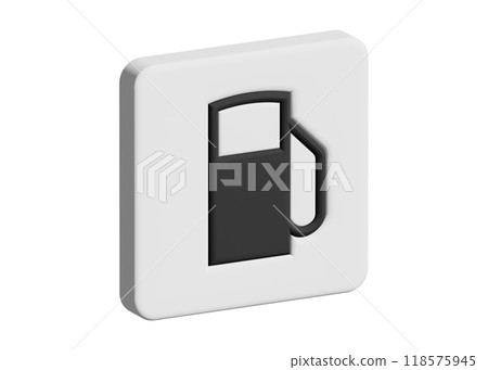 加油站 加油站地圖符號 指導符號 象形圖 3D 插圖 加油站 加油站地圖符號 指導符號 象形圖 3D 插圖 118575945