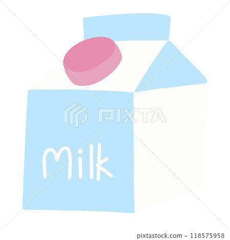 Hand drawn milk box for back to school, breakfast, lunch, afternoon treat, snack, canteen, grocery shopping, supermarket, market, mart, cute patches, sticker, brooch, pin, ingredients, food, kids Hand drawn milk box for back to school, breakfast, lunch, afternoon treat, snack, canteen, grocery shopping, supermarket, market, mart, cute patches, sticker, brooch, pin, ingredients, food, kids 118575958