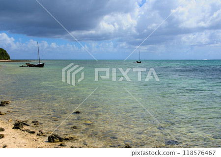 Taketomi Island Kaiji Beach Scenery Taketomi Island Kaiji Beach Scenery 118576467