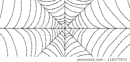 Black cobweb background isolated on white. Vector illustration Black cobweb background isolated on white. Vector illustration 118577653