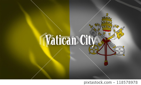 梵蒂岡國旗上的國家名稱 梵蒂岡國旗上的國家名稱 118578978