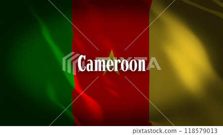 喀麥隆國旗上的國家名稱 118579013