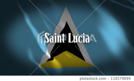 聖露西亞國旗上的國家名稱 118579095