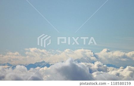 Clouds in the sky, heaven landscape 118580159