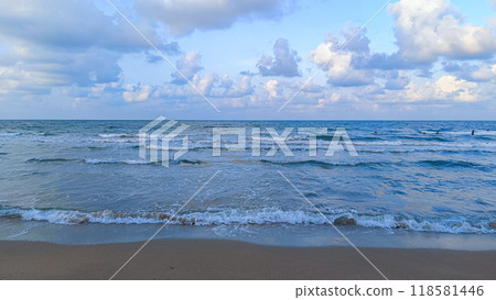 Sea landscape of Laem Sadet Beach Chanthaburi, Thailand 118581446