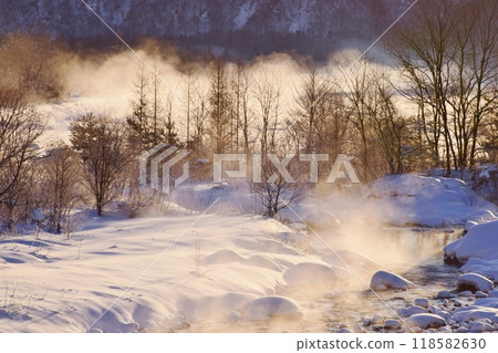 Winter scene of Shinshu 118582630