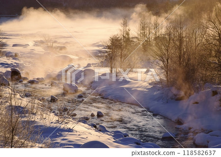 Winter scene of Shinshu Winter scene of Shinshu 118582637