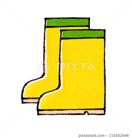 黃色靴子 118582646