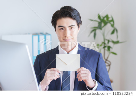 一封信的商人 118583284