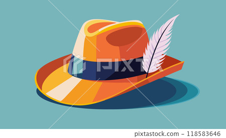 Oktoberfest's feather hat Oktoberfest's feather hat 118583646
