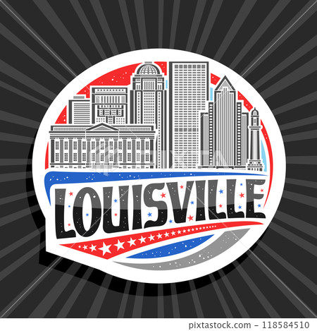 Vector logo for Louisville 118584510
