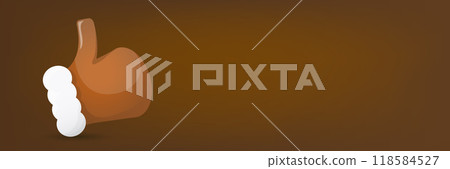 vector funky cartoon Santa Claus like hand icon isolated on vintage red christmas background. Vintage Merry christmas horizontal banner background vector funky cartoon Santa Claus like hand icon isolated on vintage red christmas background. Vintage Merry christmas horizontal banner background 118584527