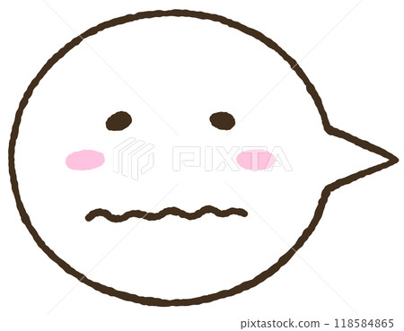 僅簡單語音氣泡圖示線 118584865