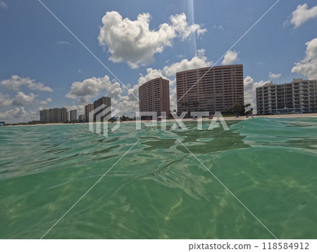 beautiful clearwater beach scenes at clearwater florida 118584912