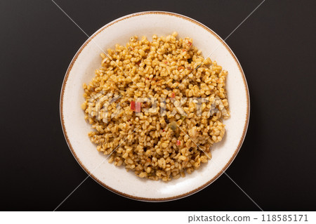 [Turkish cuisine] Bulgur pilaf (cropped wheat pilaf) 118585171