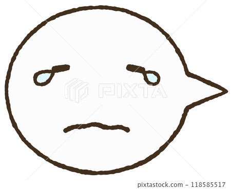 Simple speech bubble icon Simple speech bubble icon 118585517